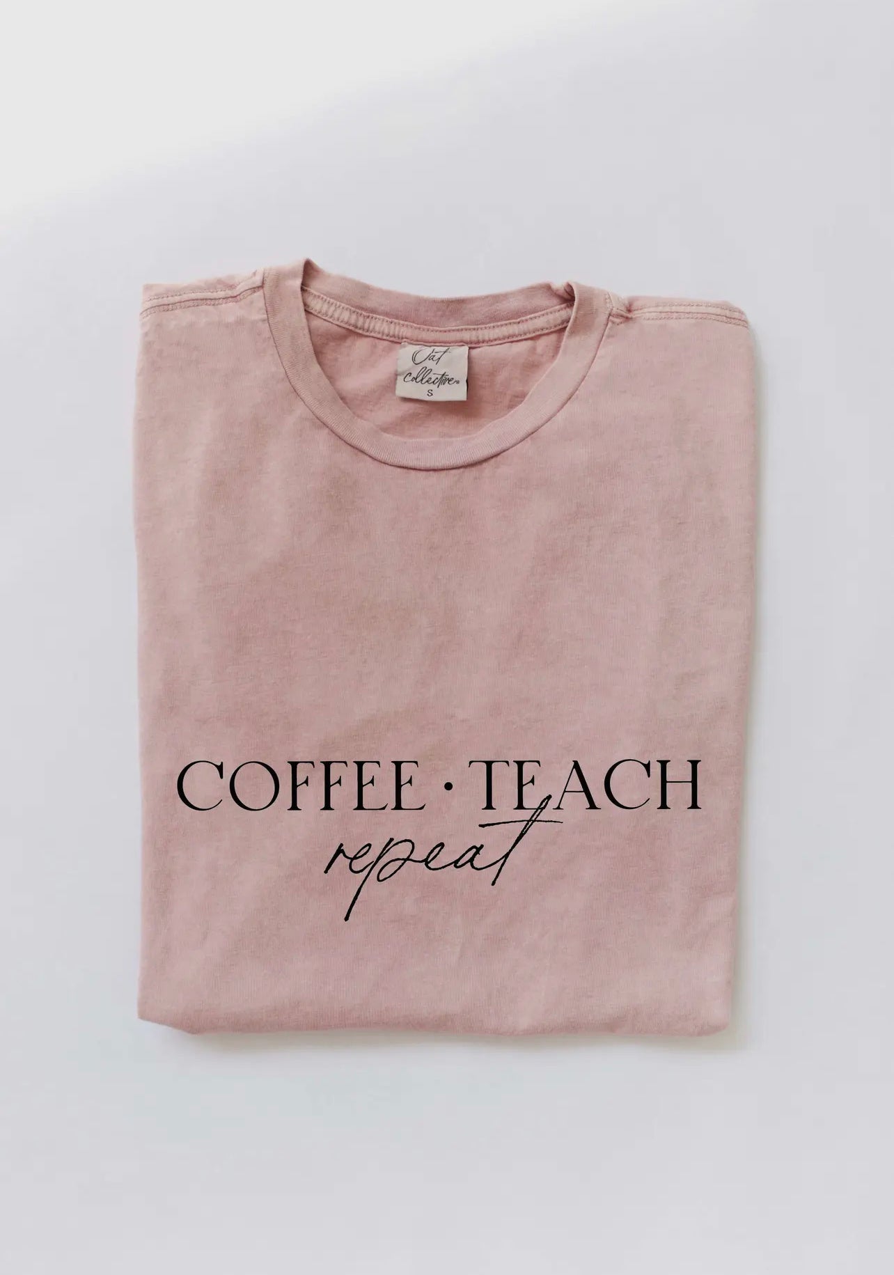 Coffee Teach Repeat Graphic Tee