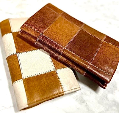 Genuine Leather Oat Patch Wallet