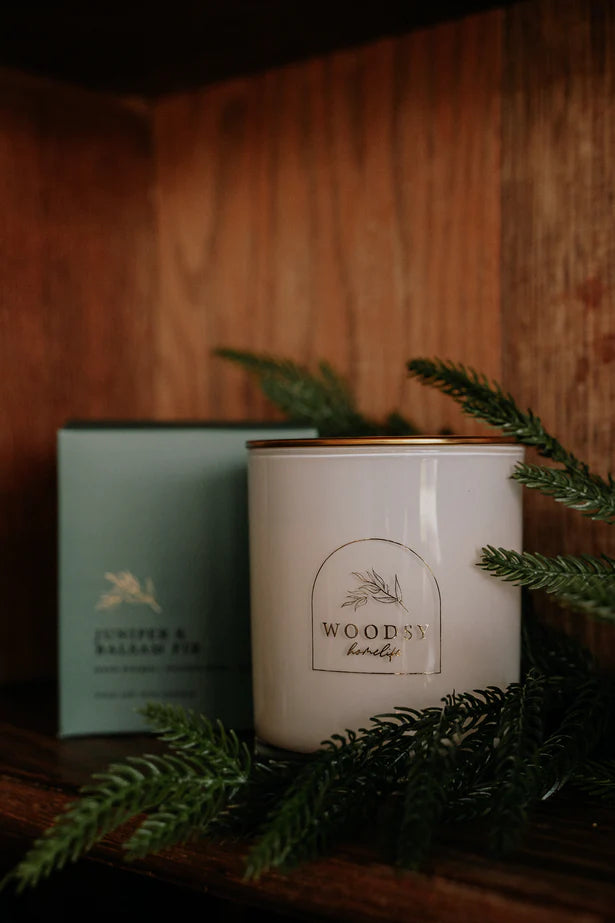 Juniper & Balsam Fir | Gold Lid Candle & Boutique Box