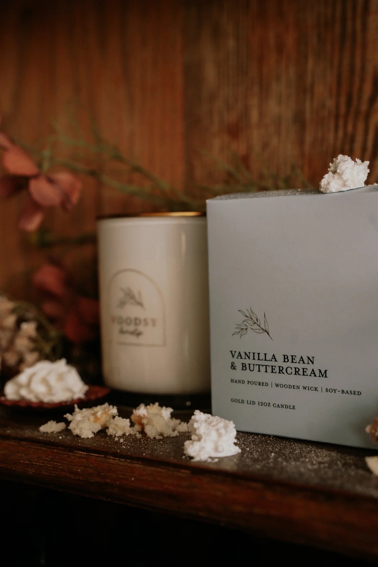 Vanilla Bean & Buttercream | Gold Lid Candle & Boutique Box