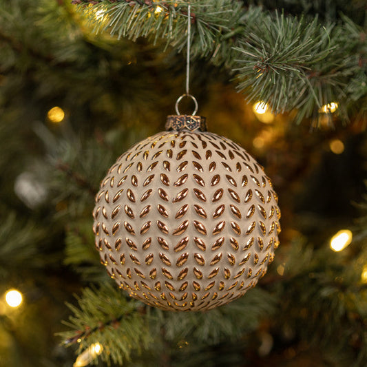 Luxe Braided Gold Bauble
