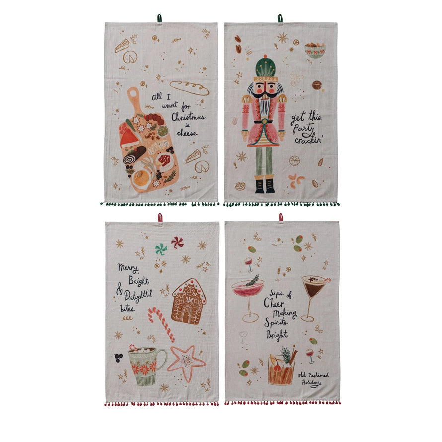 Holiday Themed Tea Towel