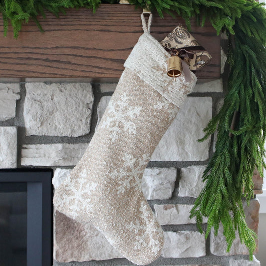 Whimsical Snowflake Stocking
