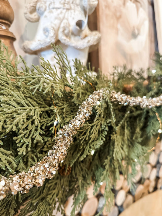 Champagne Glitter Garland