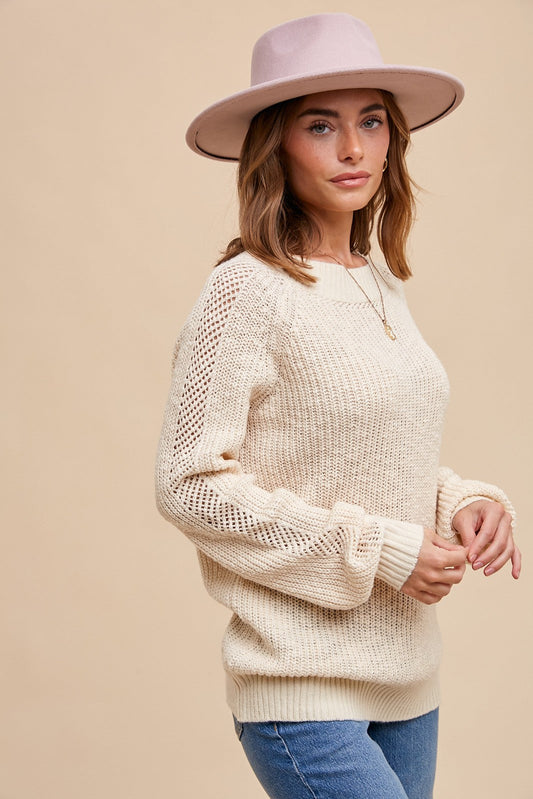 Greeley Open Knit Sweater