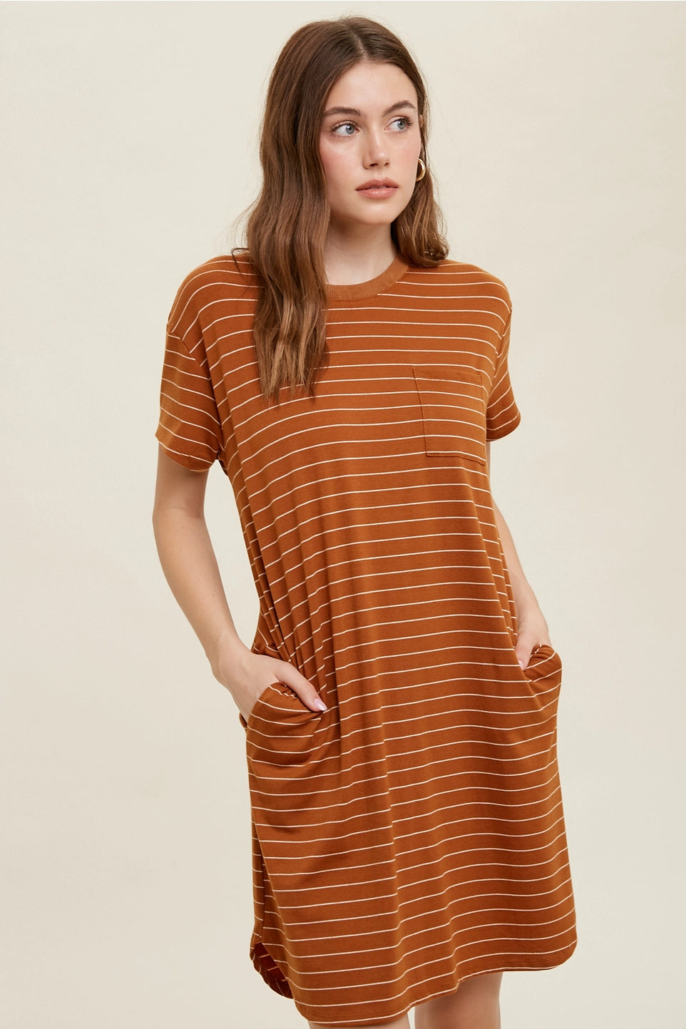 Doniphan Striped T-Shirt Dress