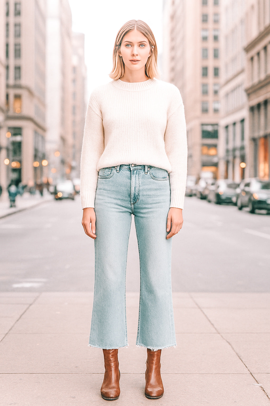 Vervet Slim Wide Leg Denim