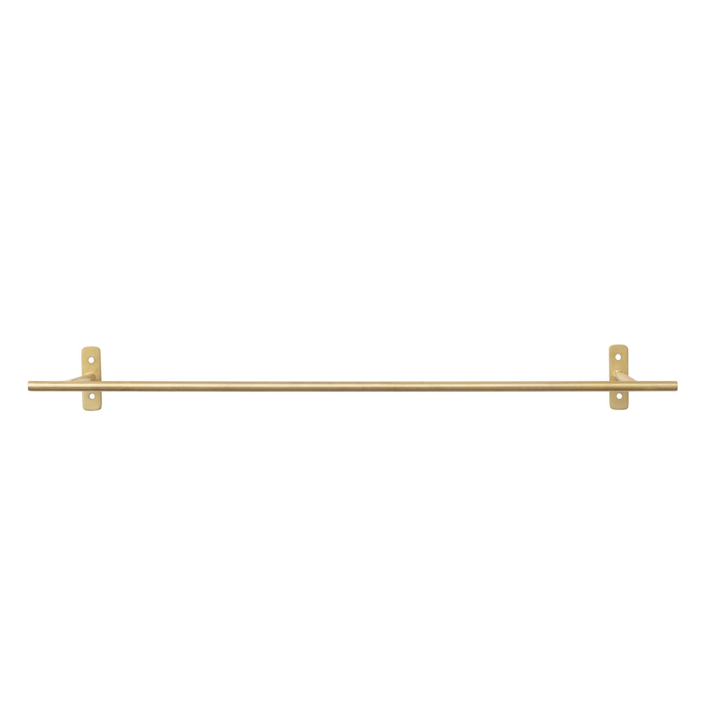 Metal Wall Rod 24” Brass Finish