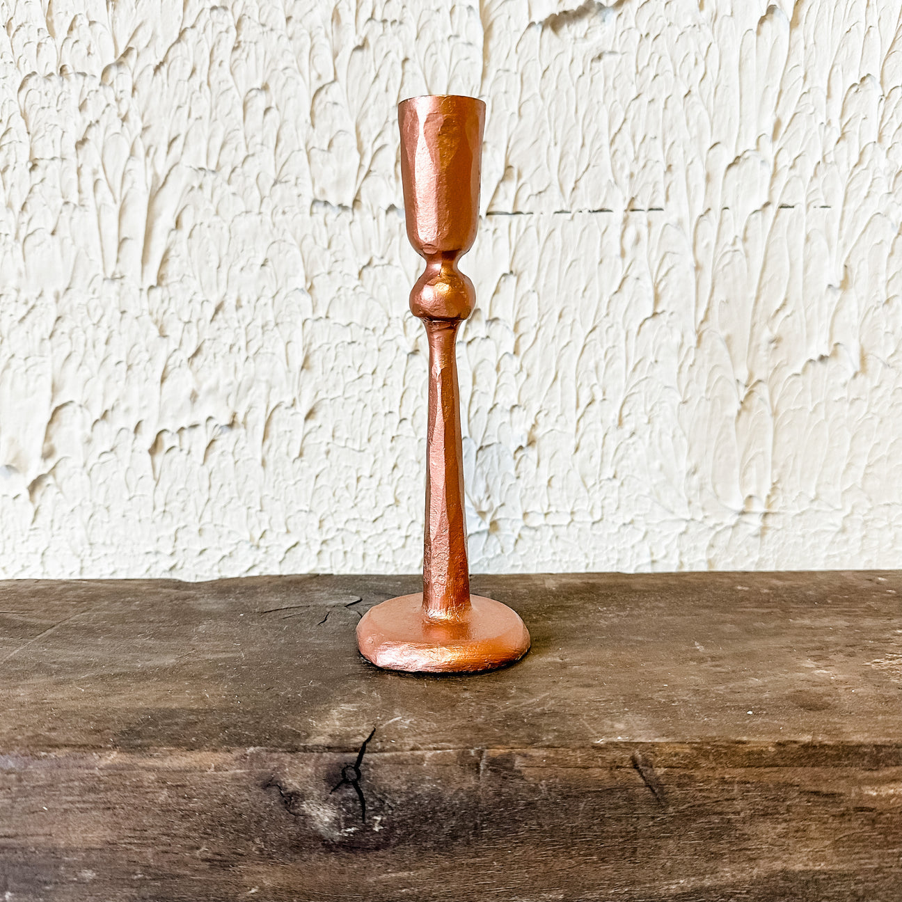 Hand Forged Copper Taper Holder