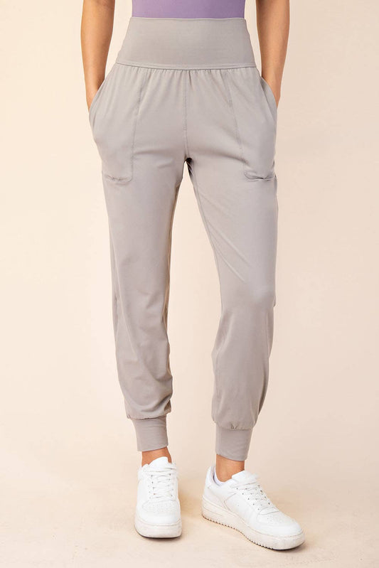 Butter Soft Joggers - Stone Taupe