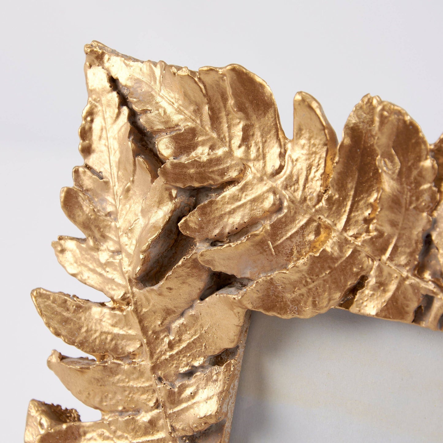 Gold Leaves Photo Frame