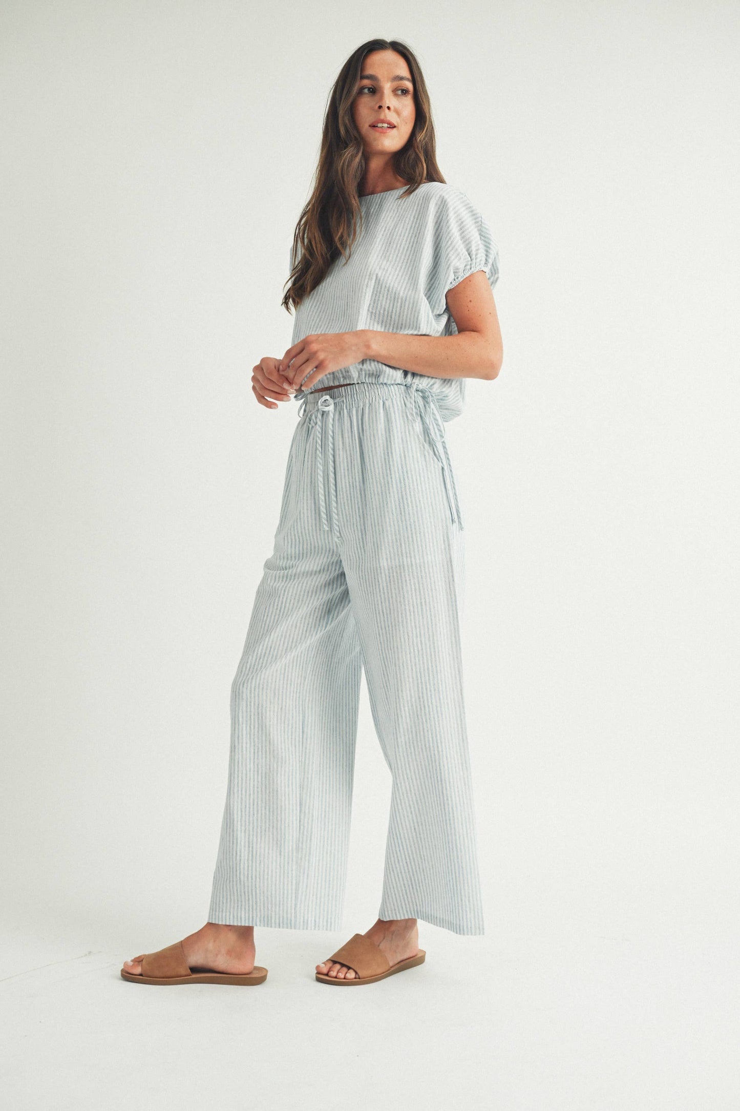 Santorini Double Tie Top