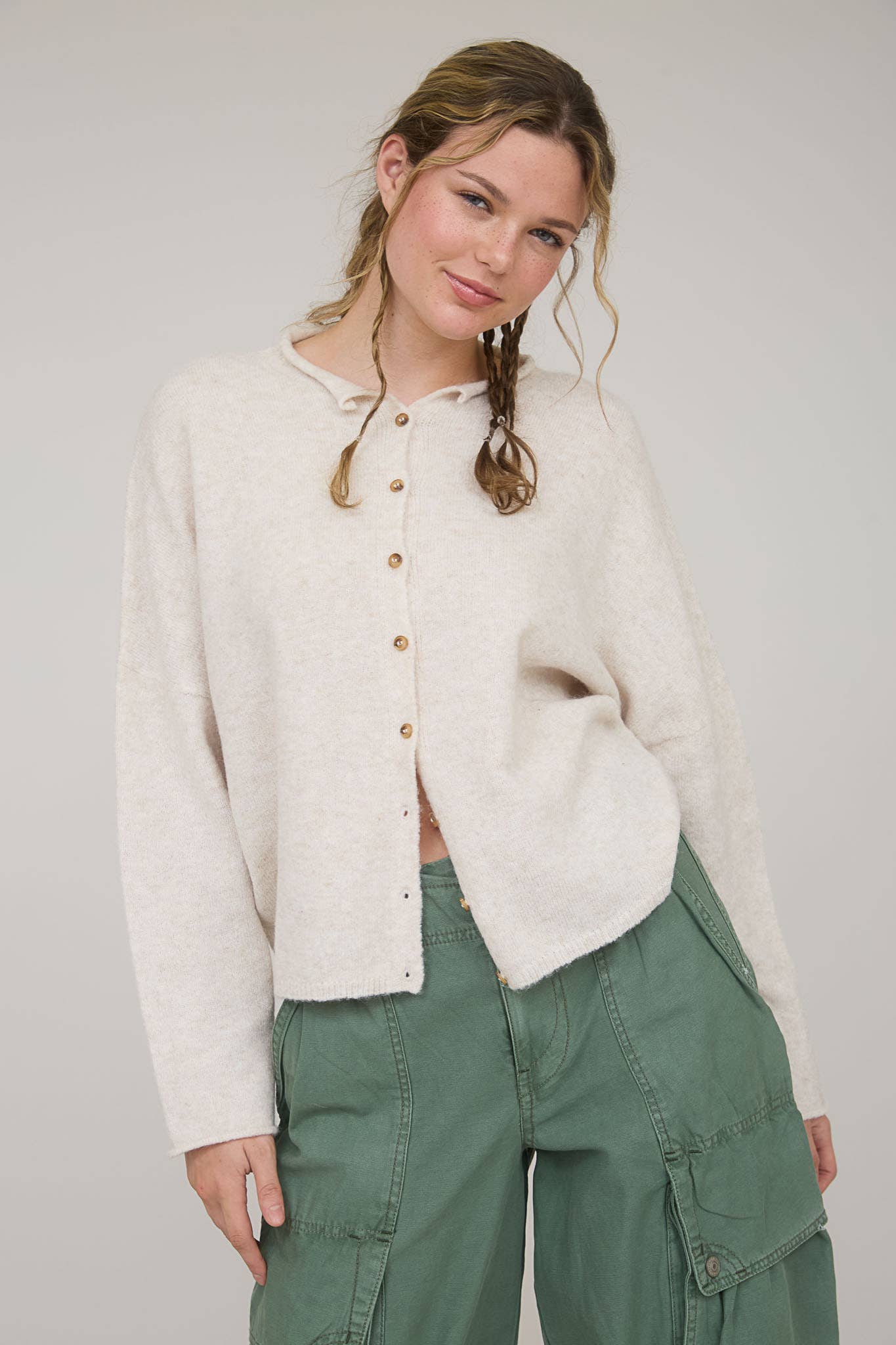 Lightweight Button Down Cardigan