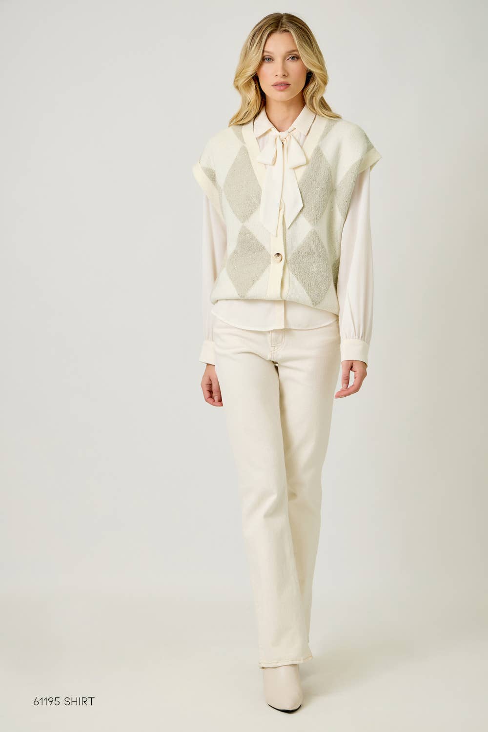 61140 Argyle Sweater Vest