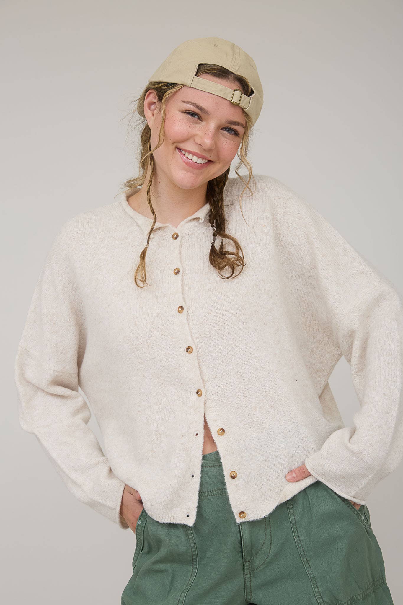 Lightweight Button Down Cardigan