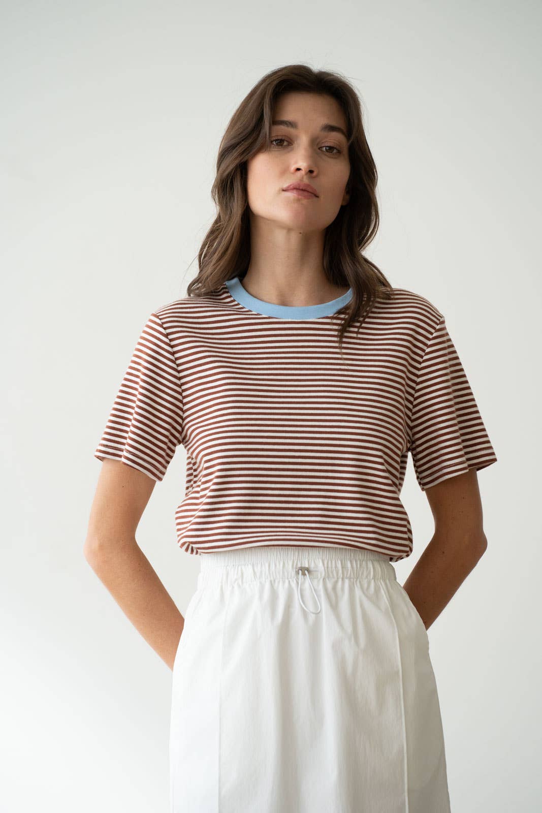 Contrast Striped Top