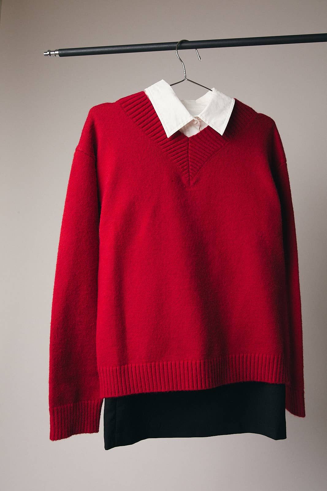 Eliza Wrapped in Red Sweater