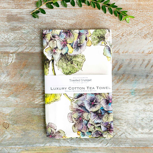 Hydrangea Pure Tea Towel