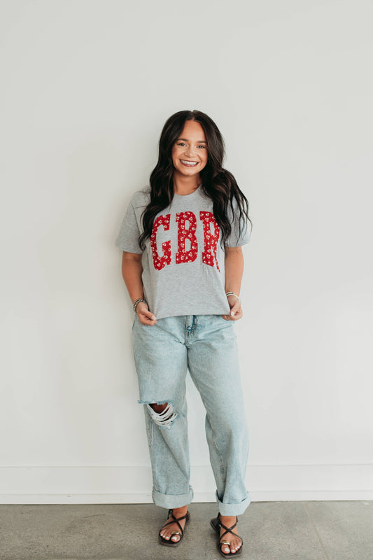 Nebraska GBR Floral Crop Tee