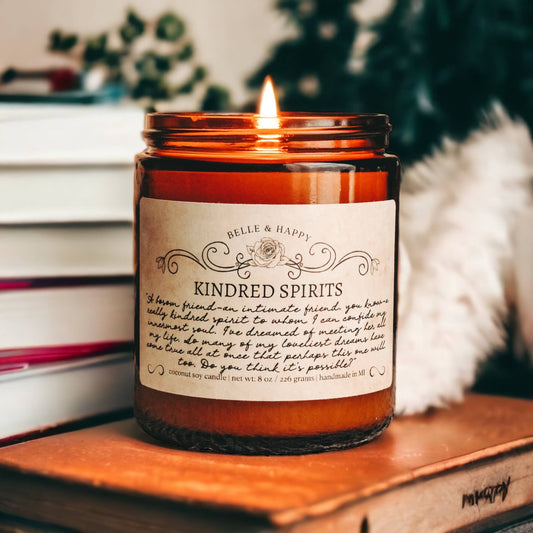 Kindred Spirits Candle - Anne Of Green Gables Bookish