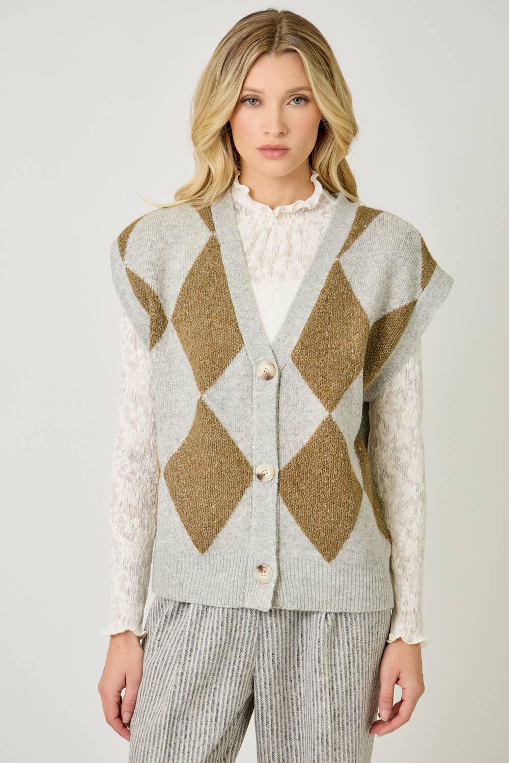 61140 Argyle Sweater Vest