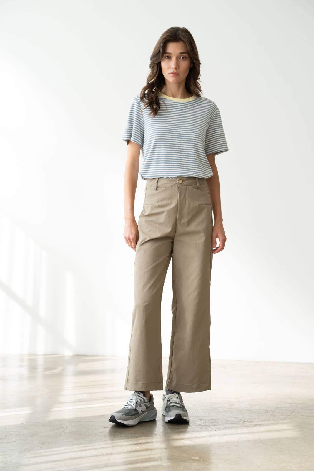 Contrast Striped Top