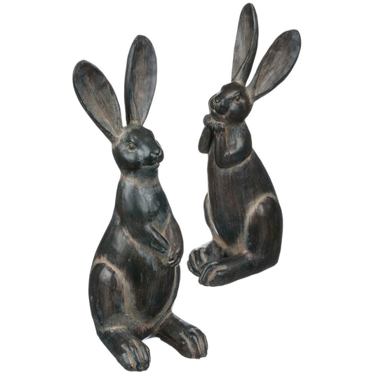 Rabbit Figurines Set of 2