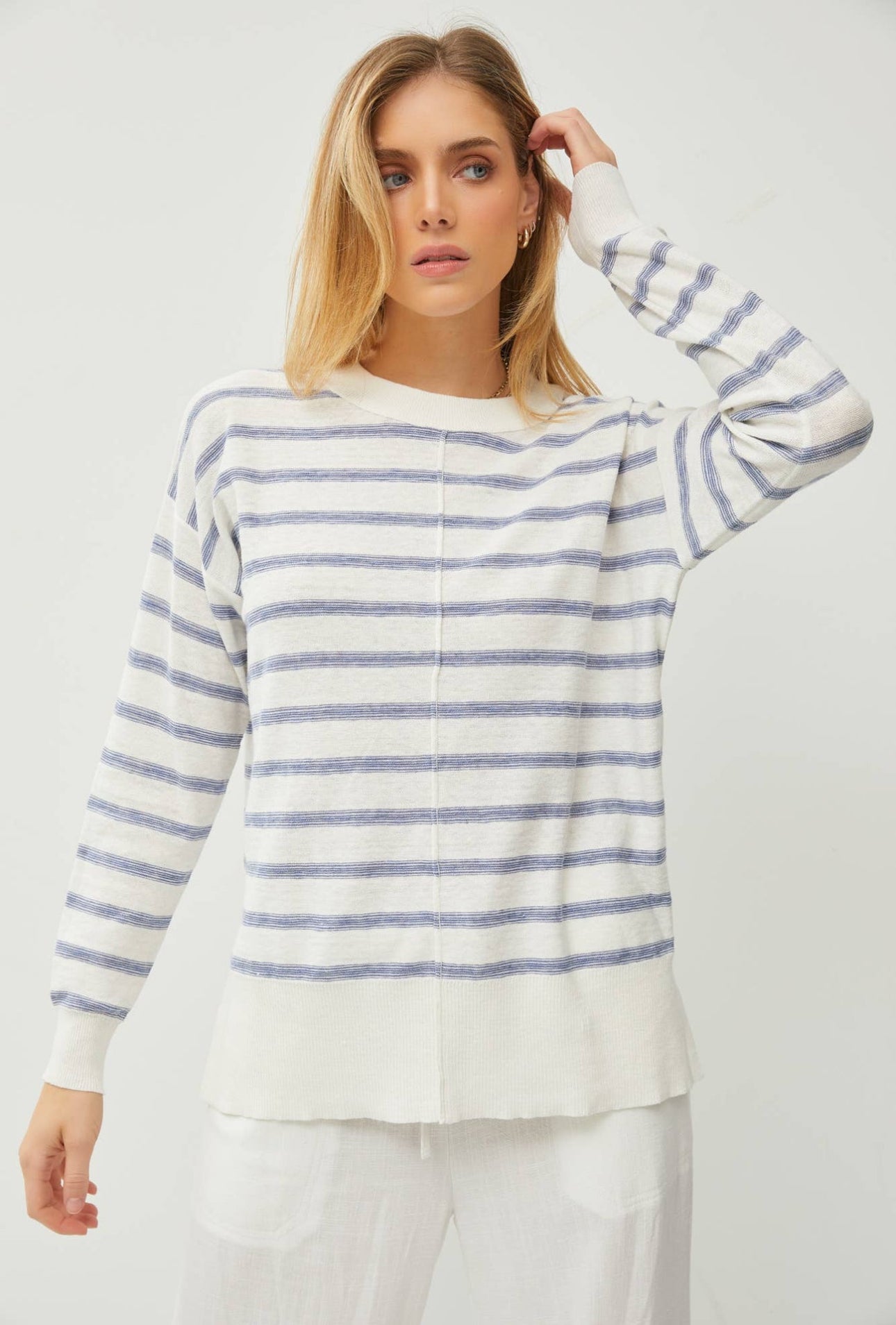 Blue Skies Striped Sweater
