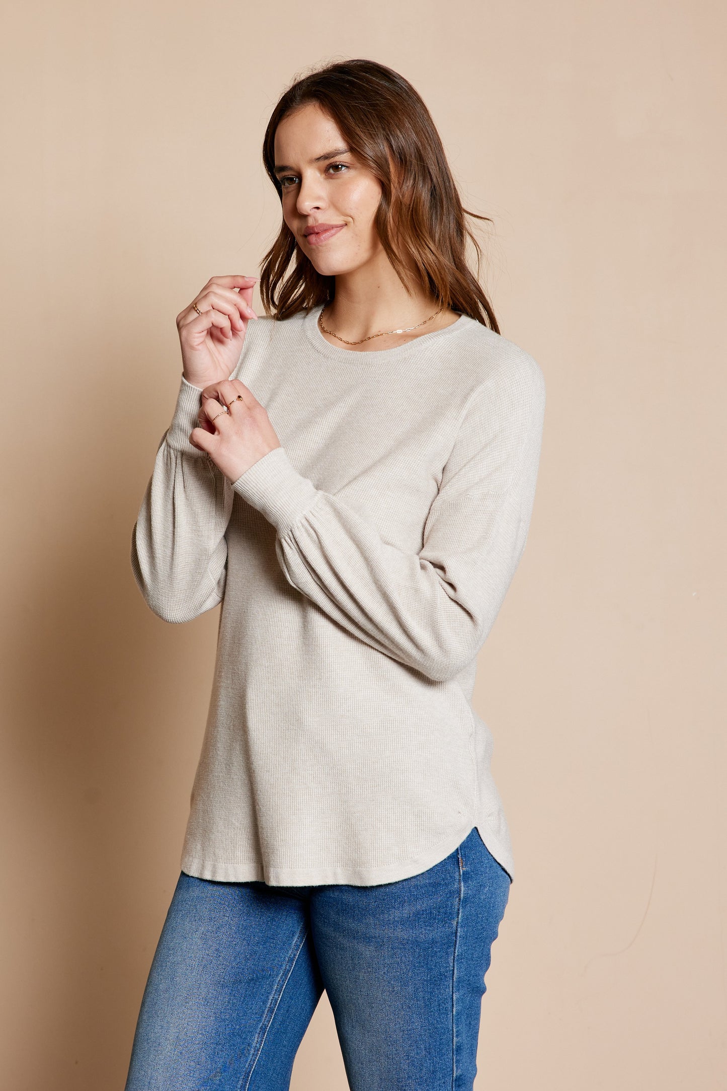 Beatrice Baby Waffle Knit Top