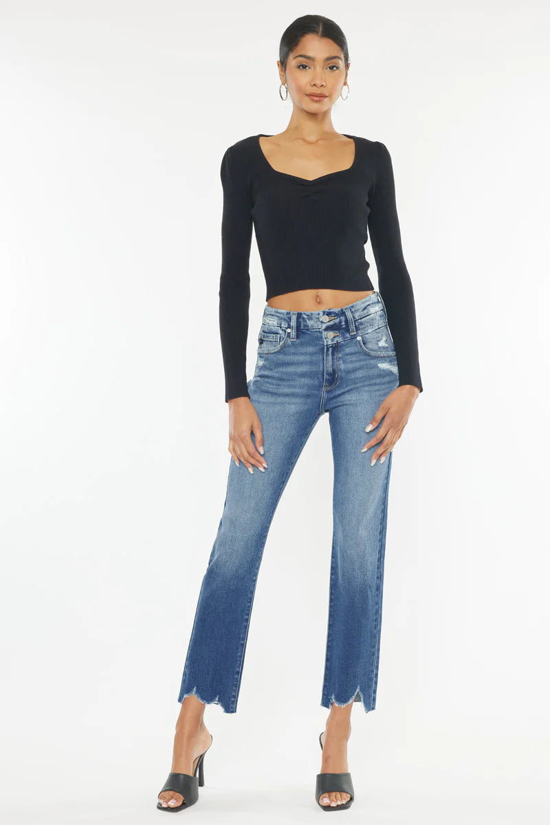 Walnut Slim Straight Jeans